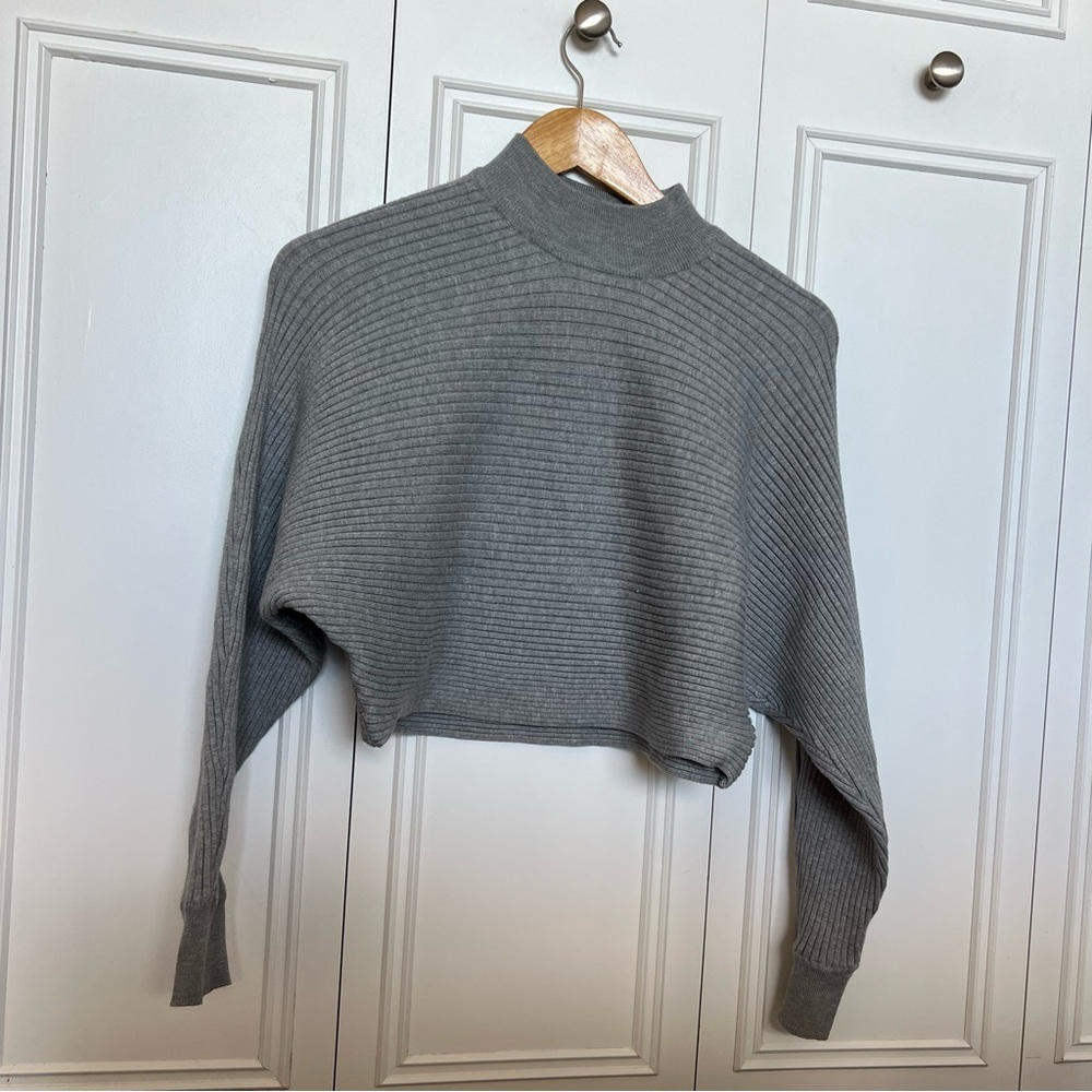New Look Light Gray Ribbed Sweater - Picture 4 of 7